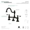 Kingston Brass KS3915BL Restoration Bathroom Bridge Faucet, Oil Rubbed Bronze KS3915BL - alternate 6